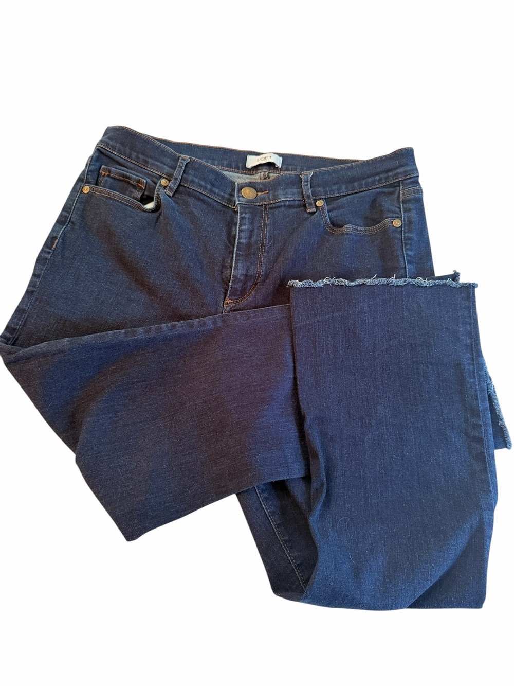 LOFT outlet Women's Dark Blue Bootcut Jeans - Picture 4 of 5